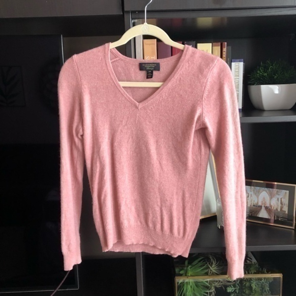 Charter Club P/P cashmere sweater. Dusty rose.
